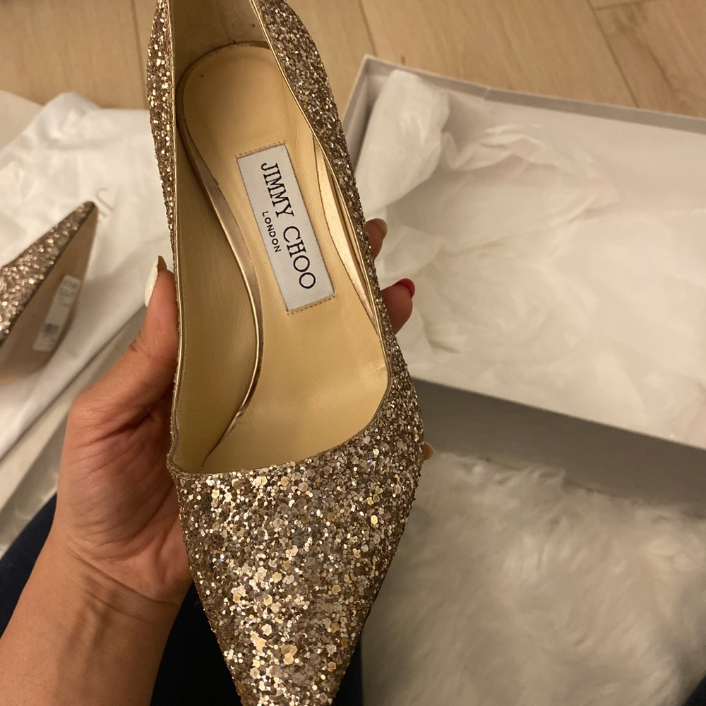 GLITTER JIMMY CHOO SHOES - Picture 5 of 5